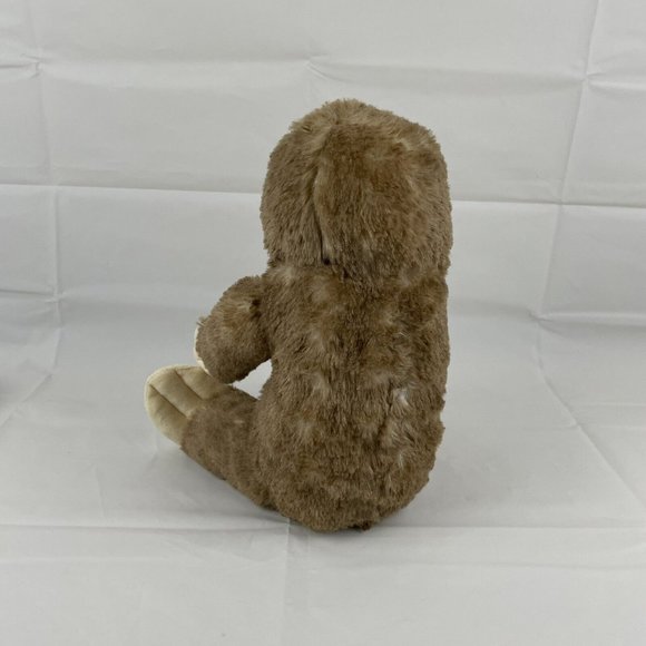 Progressive Plush Sealy Three Toed Sloth 11" Stuffed Animal Brown Tan Cream - Picture 3 of 8